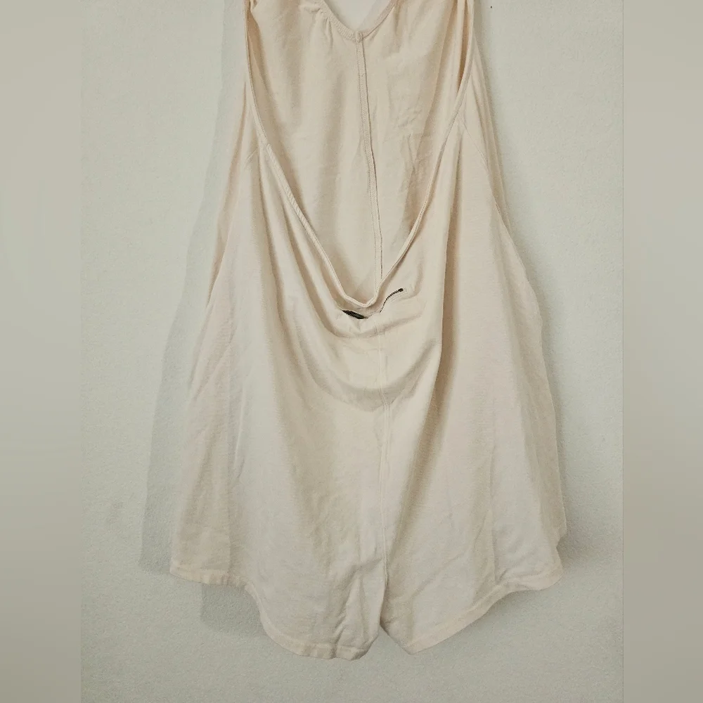 Free People Cream Halter Romper Coverall
